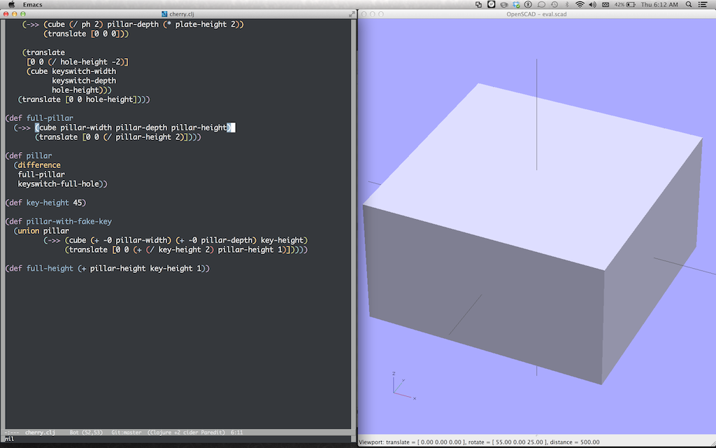 OpenScad Screenshot